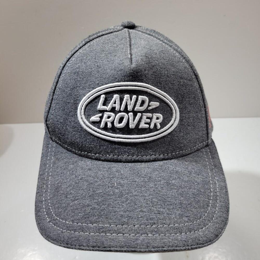 Land Rover Hat Cap Strap Back Gray Embroidered Logo Mens One Size Outdoor Car